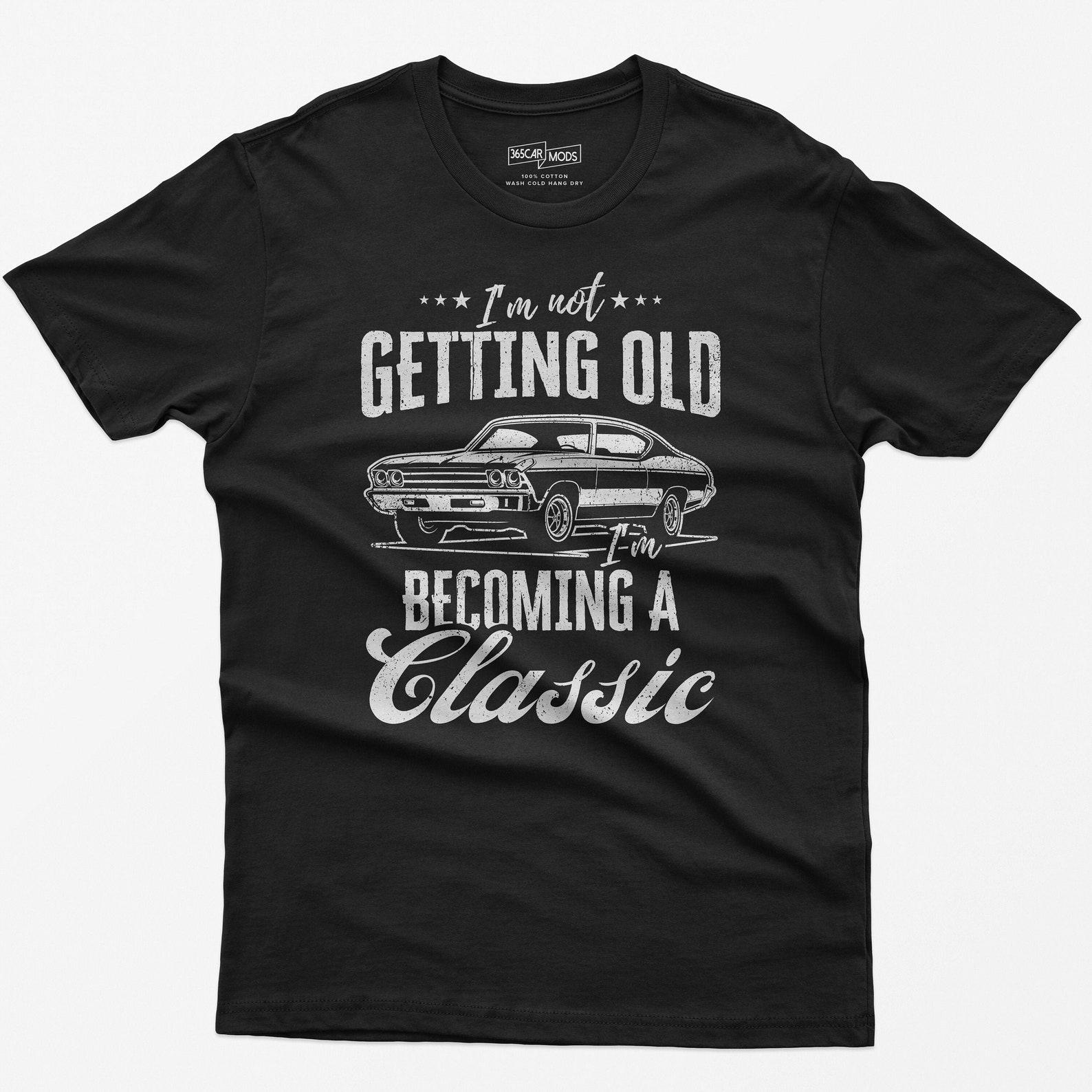 Classic Car Guy T-Shirt: Vintage Muscle Car Graphic, Funny Men s Tee XXL
