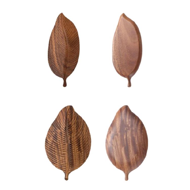 Classic Wood Plate for Dishes Snack Dessert Serving Tray Charcuterie Boards