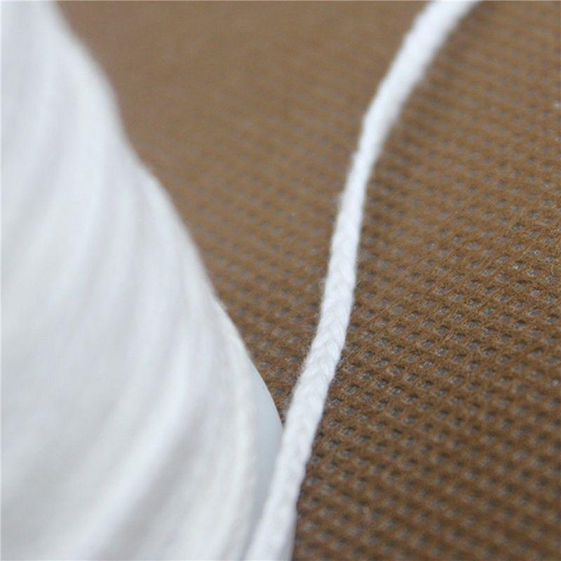 Feb.3 Roll 200Feet/61Meter White Candle Wick Cotton Candle Woven Wick For DIY Candle Making Material Smokeless Wax Core
