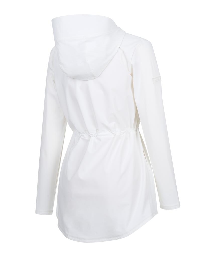 Lenomasuyeongbog Women'S Hooded Zip-Up Rash Guard White Rn-Cs2G301-Wh