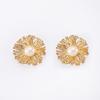 Elegant Freshwater Pearl Fireworks Flower Earrings - S925 Luxury Versatile Jewelry for Women