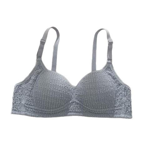 Girls students junior high school high school gather thin comfortable underwear small chest without steel ring development period bra breathable