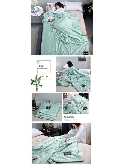 Tencel Seide Sommerdecke: Leichte Klimaanlage, Frühlings- & Herbstdecke, Ideal für Studenten