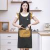 Anti-Fouling Küchenschürze mit Rüschenrand Restaurantuniform Floristikgeschäft Arbeitskleidung für Damen