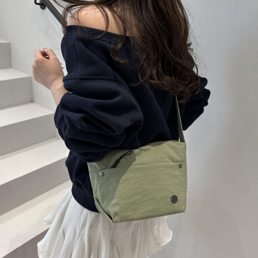 Portable Men Crossbody Bag Harajuku Mobile Phone Pack High Quality Nylon Shoulder Bag  Outdoor