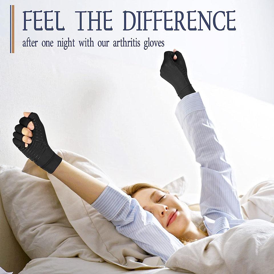 Durable And Safe 1Pair Half Finger Copper Fiber Gloves Silicone Non-Slip Sports And Fitness Gloves Driving Riding Fishing Men Women Unisex