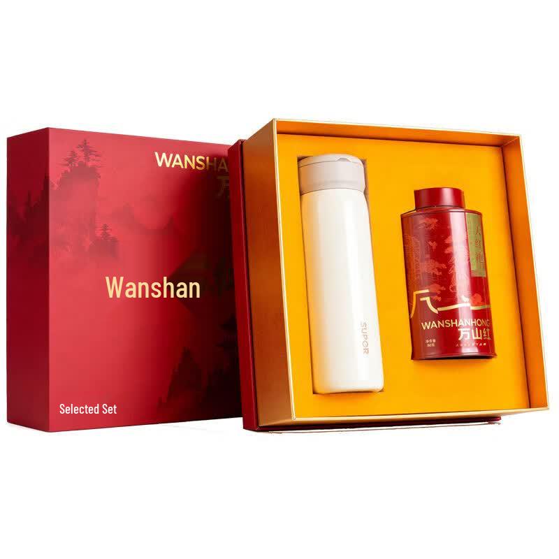 Термос SUPOR и набор чая Wanshanhong Da Hong Pao
