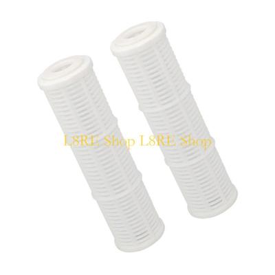 L8RE Lot de 2 Filtres Domestiques 10" Filtre à Eau Pré-Filtre Maison Filtre Tuyau d'Eau Matériau Plastique Nylon