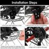 1pcs Alloy Foot Stunt Peg For Mtb Bmx Bike 3/8'' Axle Footrest-Lever Cylinder Grip Non-Slip Axle Foot Pegs Bicycle Accessories