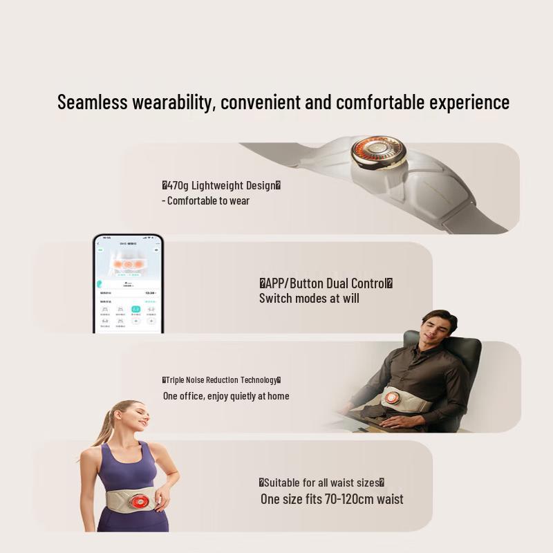 SKG Q7 Smart Waist & Abdomen Massager CN Plug (adapter Included)