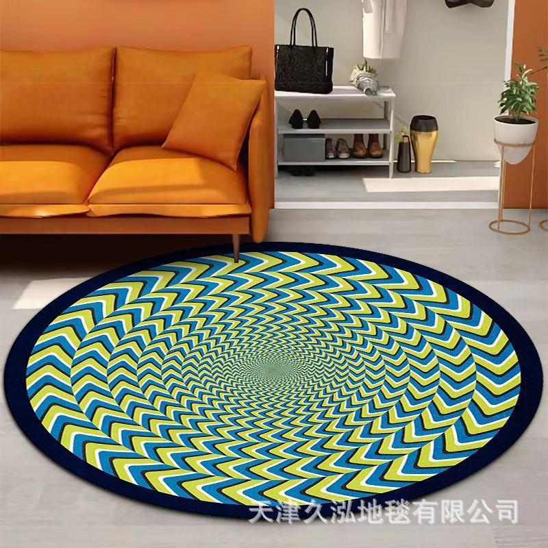 

3D Візуальний Килимок для Підлоги Ретро Вхідний Килимок Принтований Вхідний Килимок для Ніг Легкий у Догляді Протиковзкий 40 * 40Cm