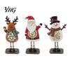 Gift Boxed Christmas Table Decorations Decoration, Wooden Snowman Santa Claus Reindeer Sign, Standing Seasonal Decorative Party Accents Xmas Tabletop