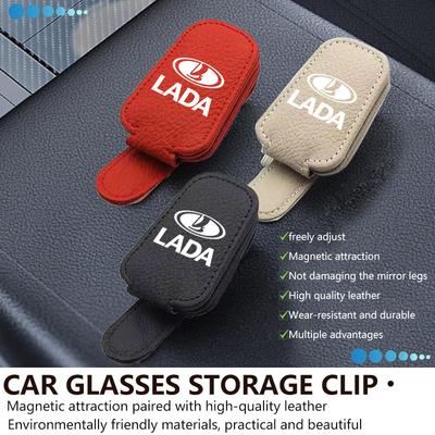 Car Eyeglass Holder Glasses Storage Clip Organize Accessories For Lada Xray Granta Largus Kalina Largus Priora Samara 2110WW2