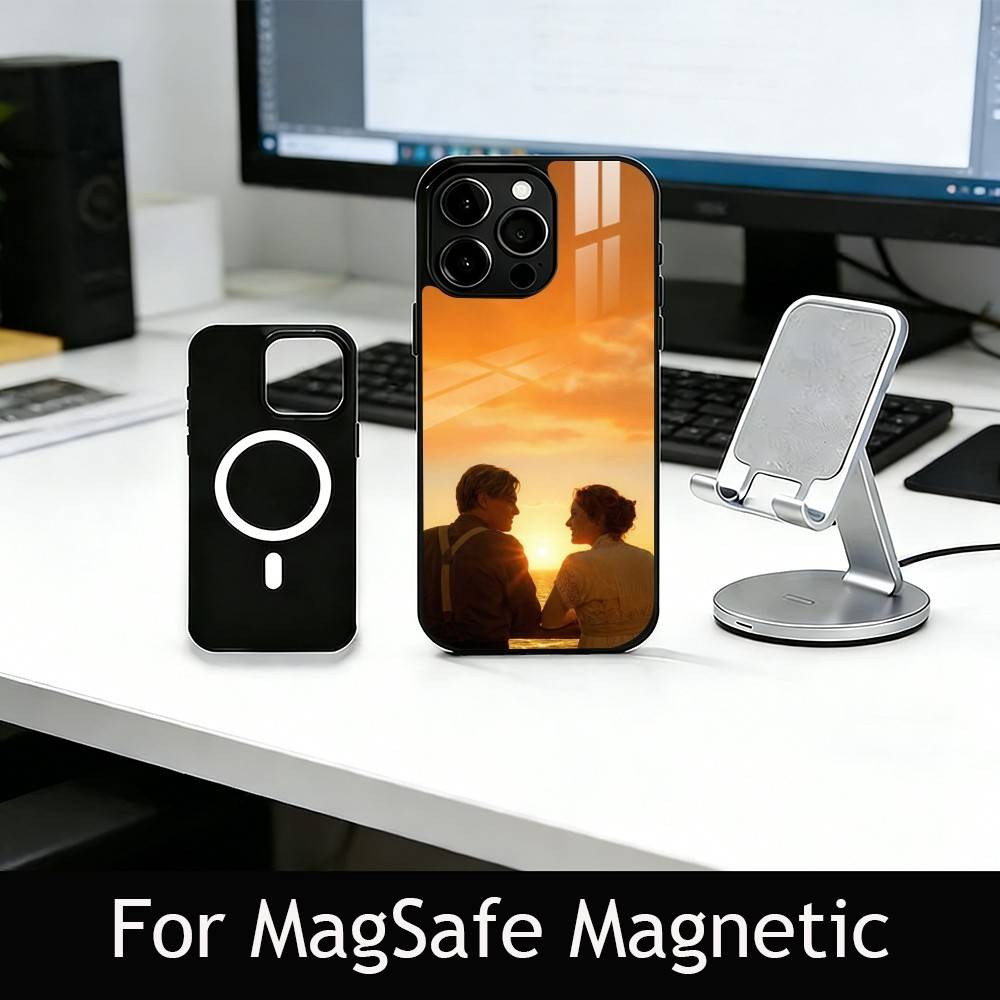 T-Titanic Phone Case For iPhone17,16,15,14,13,12,11 Plus,Pro Magnetic For Magsafe Wireless Charging
