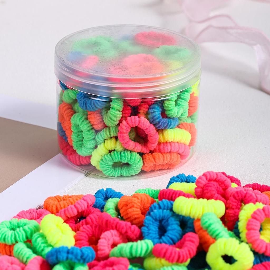 High-Elasticity Hair Ties for Girls - Gentle on Hair, Perfect for Children's Hairstyles