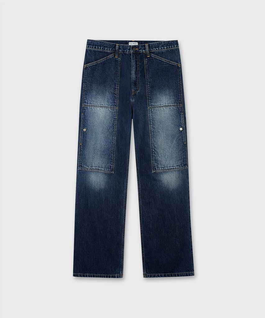 PLAC [Shiota Made] Gardener Straight Denim_Rust Washed