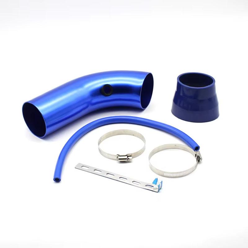 Universal Car Racing Cold Air Intake System Turbo Induction Pipe Tube Kit Cone High Flow Performance Air Filter Inlet 3" 76mm