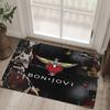 Bon Jovi Design Crystal Velvet Carpet Cozy Non?Slip Printed Rug For Bedroom Living Room Entrance