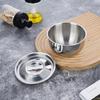 Stainless Steel Double Boiler with Lid - Steamed Egg & Baby Food Bowl