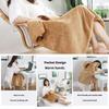 Winter Warming Blanket USB Rechargeable Portable Flannel Electric Blanket With Pocket Heating Blanket Hand Warmer Knee Blanket