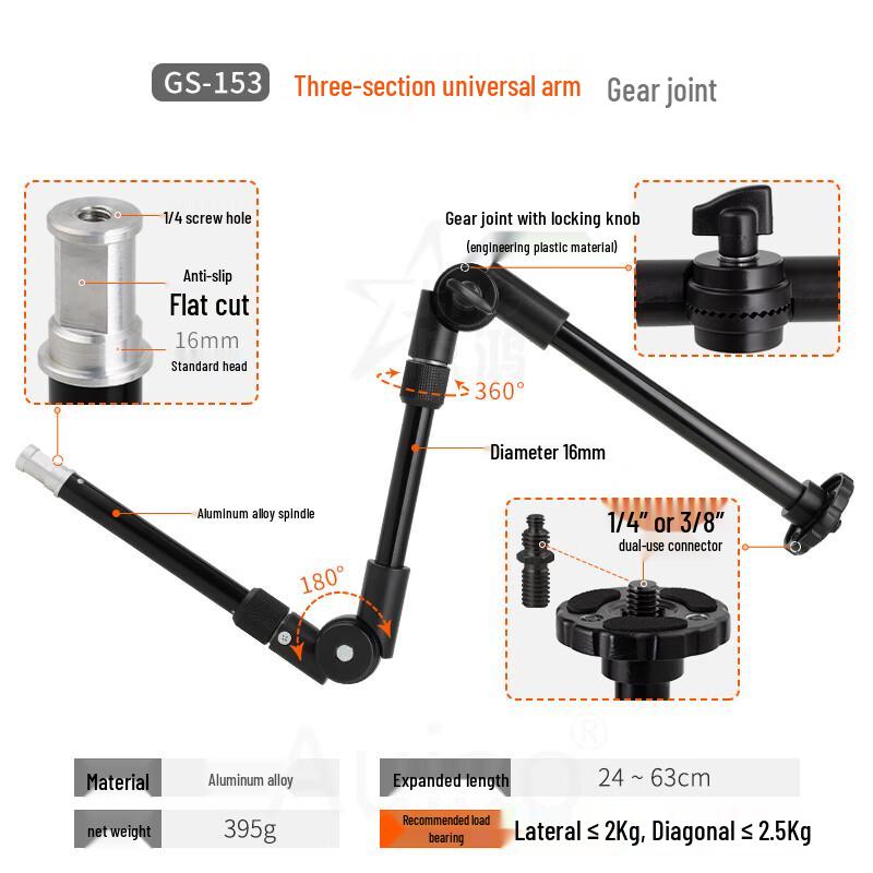 TEXIAN Foldable Photography Articulating Magic Arm