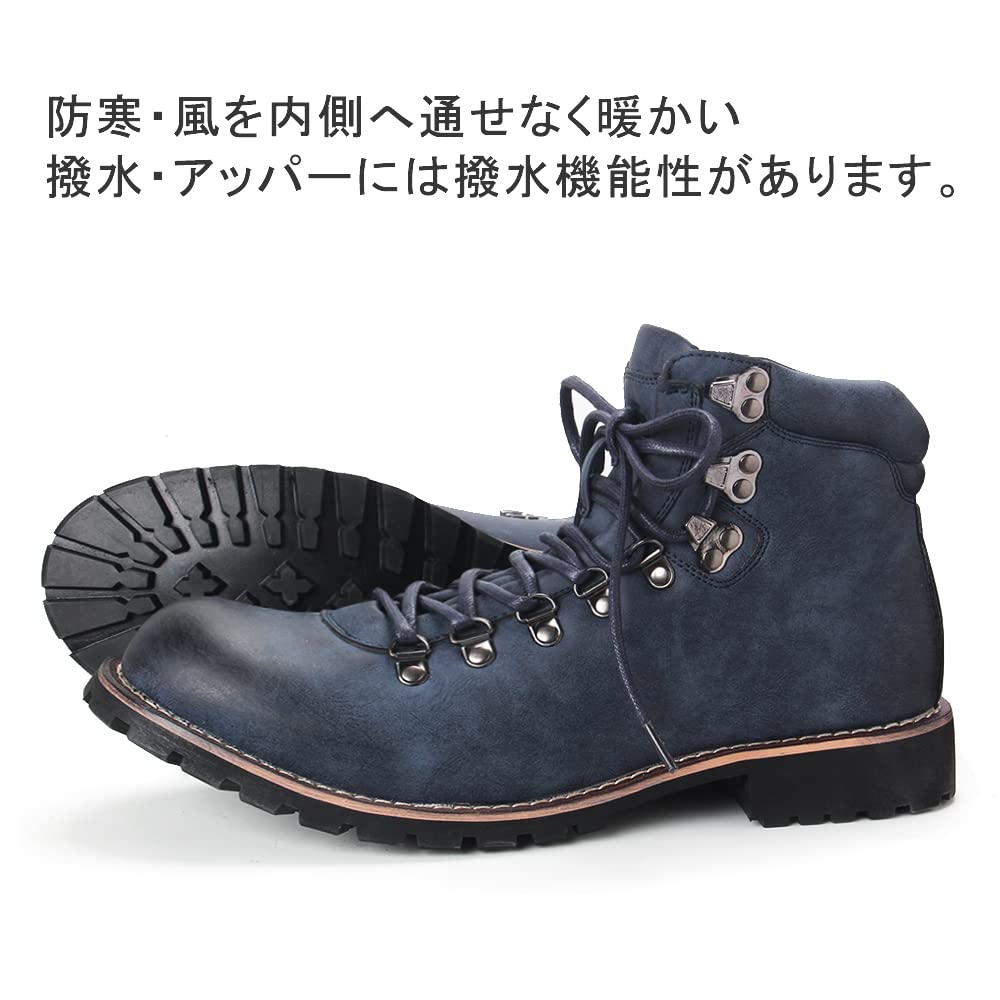AmeStar Engineer Chukka Waterproof Work Shoes with Heel and Side Short Boots for Outdoor and Mountaineering Size Men's Boots, Zip, Bikes, Activities,
