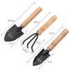 Gardening Hand Gardening Gardening Gardening Tool Wooden Indoor Gardening Mini Gardening Tools Tools, Tools, Set, Supplies, Kit, Handle, Lightweight,