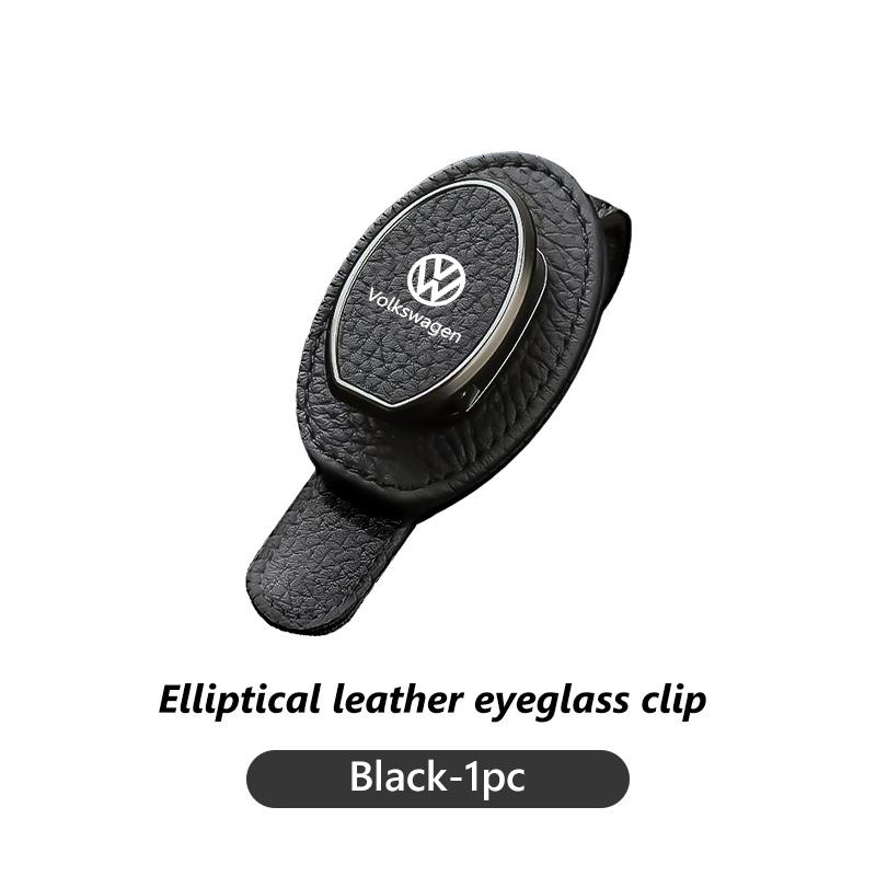 Elliptical Car Sunvisor Glasses Case Eye Glasses Storage Box For Volkswagen VW GTI Tiguan Passat B5 B6 B7 CC Jetta MK5 MK6 PoloSZ2
