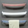 Towel Bar Self Adhesive Good Load-bearing Moisture-proof No Drilling Strong Adhesiveness Hanging Towel Waterproof Toilet Single Rod Towel Rack