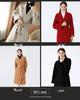 Red Wool Double-faced Long Coat with Belt - Winter Fashion Outerwear