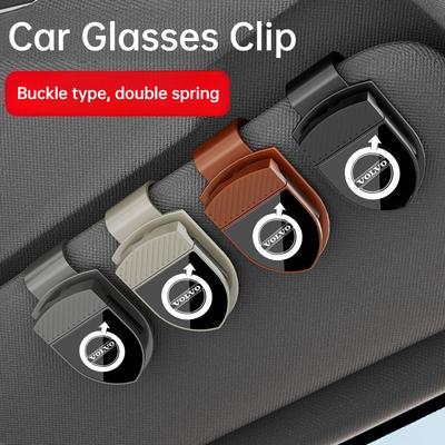 Car Glasses Holder Suitable for XC60 XC90 S60 S90 V40 XC40 Glasses Case Car Glasses Clip Storage Box Accessories