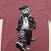 Comfort Colors Shirt, Cat Graphic Tee, Cat Lover Gift, Street Cred Kitty, Gift For Teen, Best Friend Gift, Boyfriend Shirt, Girlfriend Tee