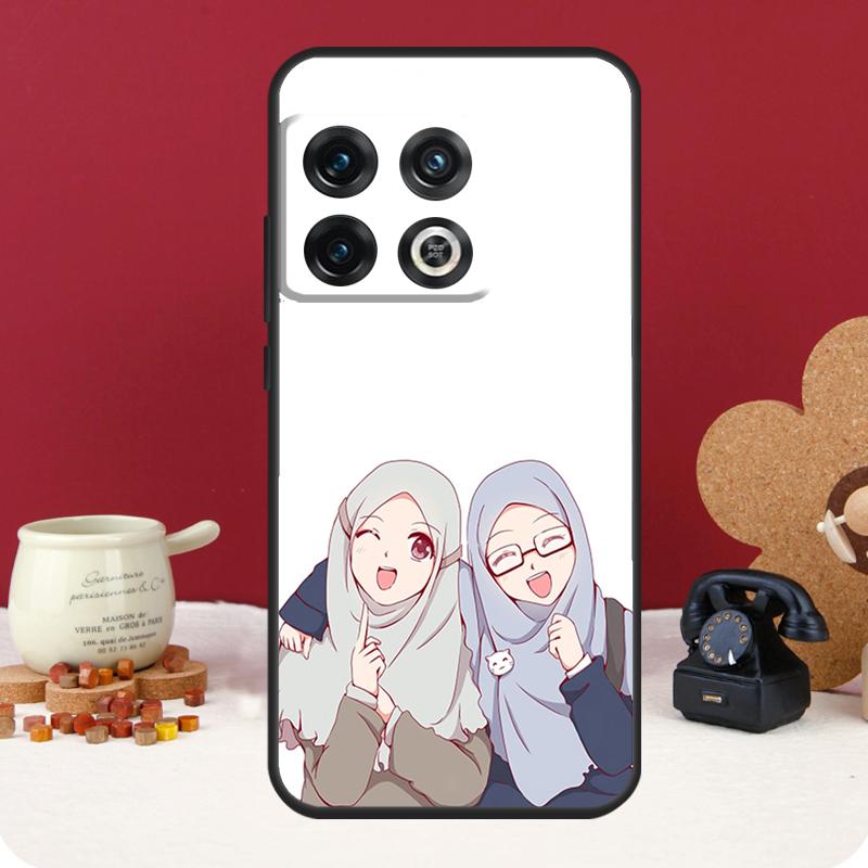 Muslim Women Islamic Girl Cover For OnePlus 13 12 11 13R 12R 10 Pro 8T 10T OnePlus Nord CE 4 3 2 Lite N30 N20 N10 Case