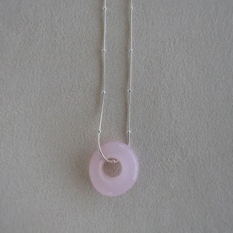 APIOH SILVER DOTS NECKLACE