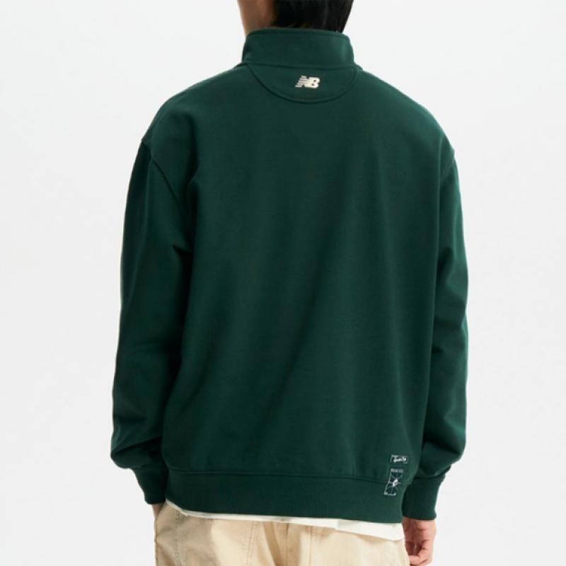 New Balance Public Sports Club Semi Overfit Half Zip Up Sweatshirt Nbnce11213 62