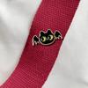 Zinc Zinc Zinc Alloy Skeleton Brooch Elegant Flying Broomstick Cat Brooch Creative Cartoon Pin  Halloween
