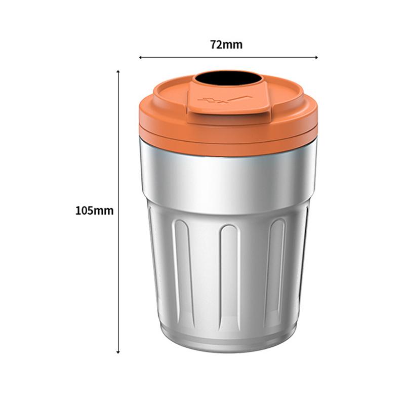 1Pcs Cigarette Ashtray Cup Storage Garbage Container Portable Car Ashtray With Lid LED Light Car Interior Auto Decor Accessories