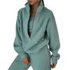 Spring European Style Women Clothing Two Piece Set Hoodie Sports Casual Fashion