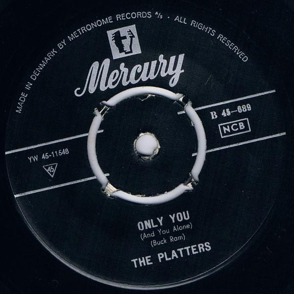 

7inch Record PLATTERS Only You And You Alone The Grea B45689 Mercury 1968 Denmark SoulFunk Used