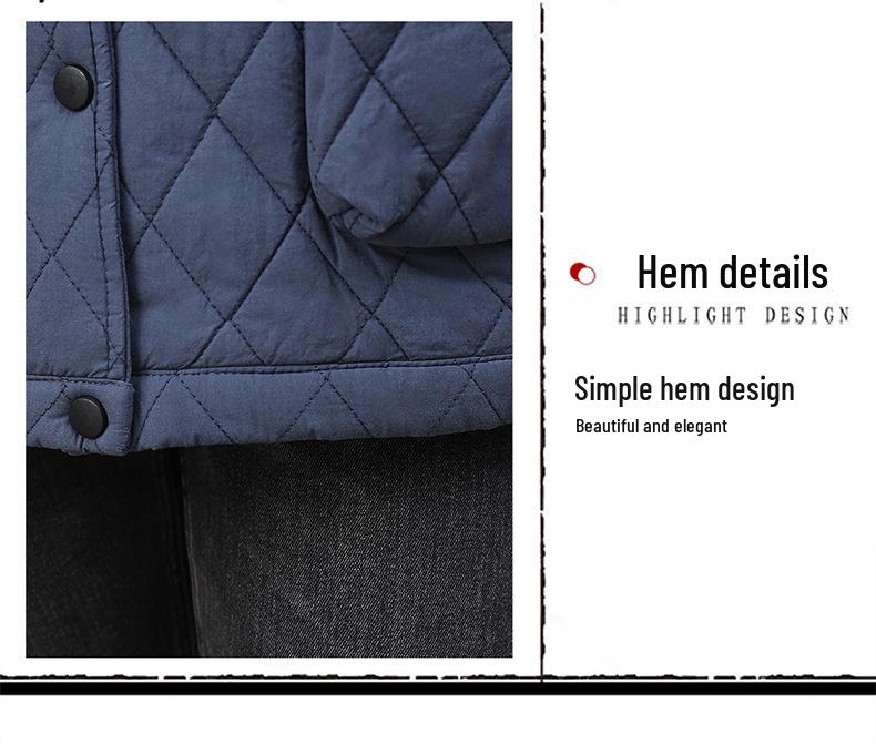 Women's Winter 2024 Hooded Cotton Coat - Loose, Plus Size, Casual Warm Jacket for Middle-aged & Elderly Moms