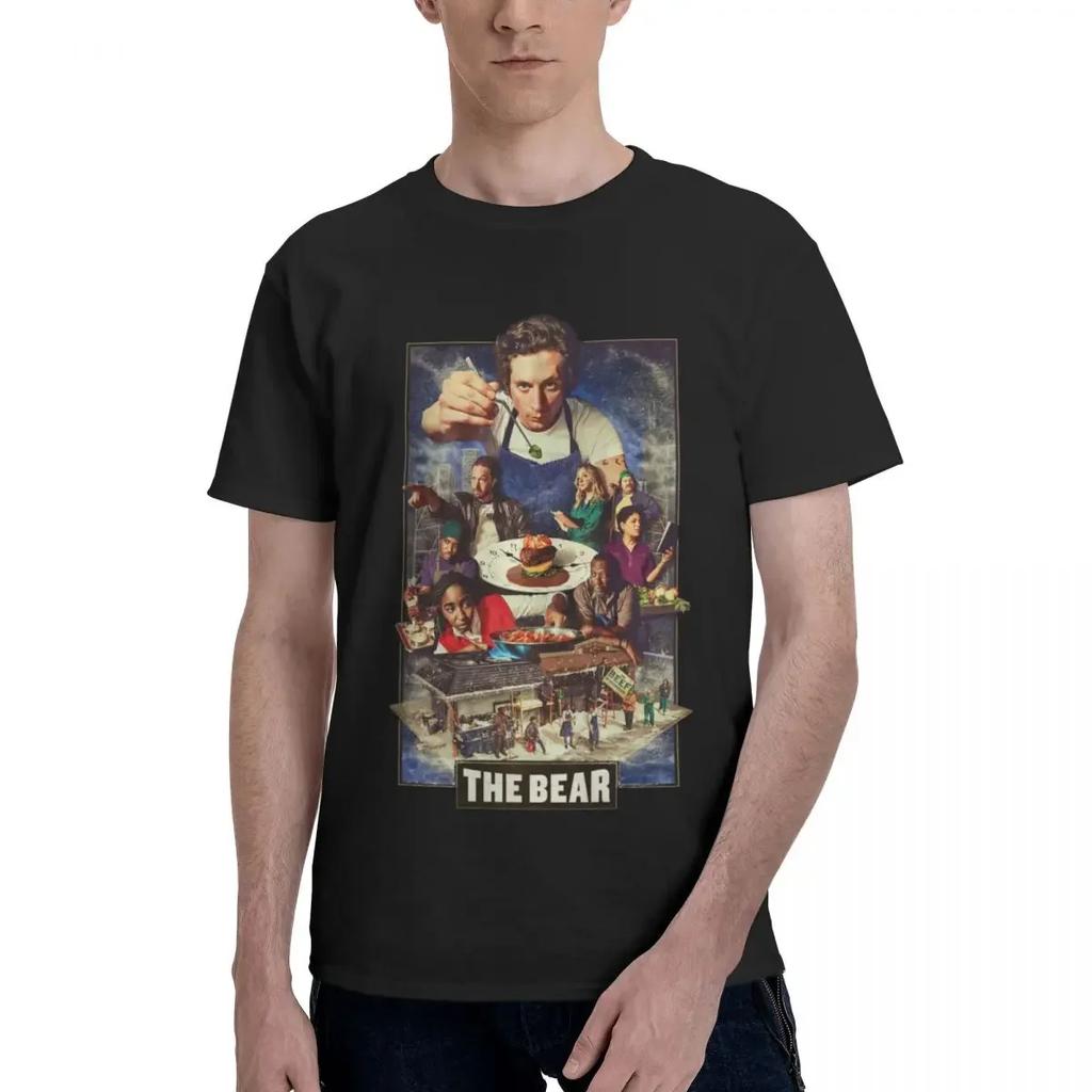 The Bear Tv Series 2023 Poster Oversized T Shirt Anime Graphic T Shirts For Men Women Man Tee Y2K Short Sve Tops