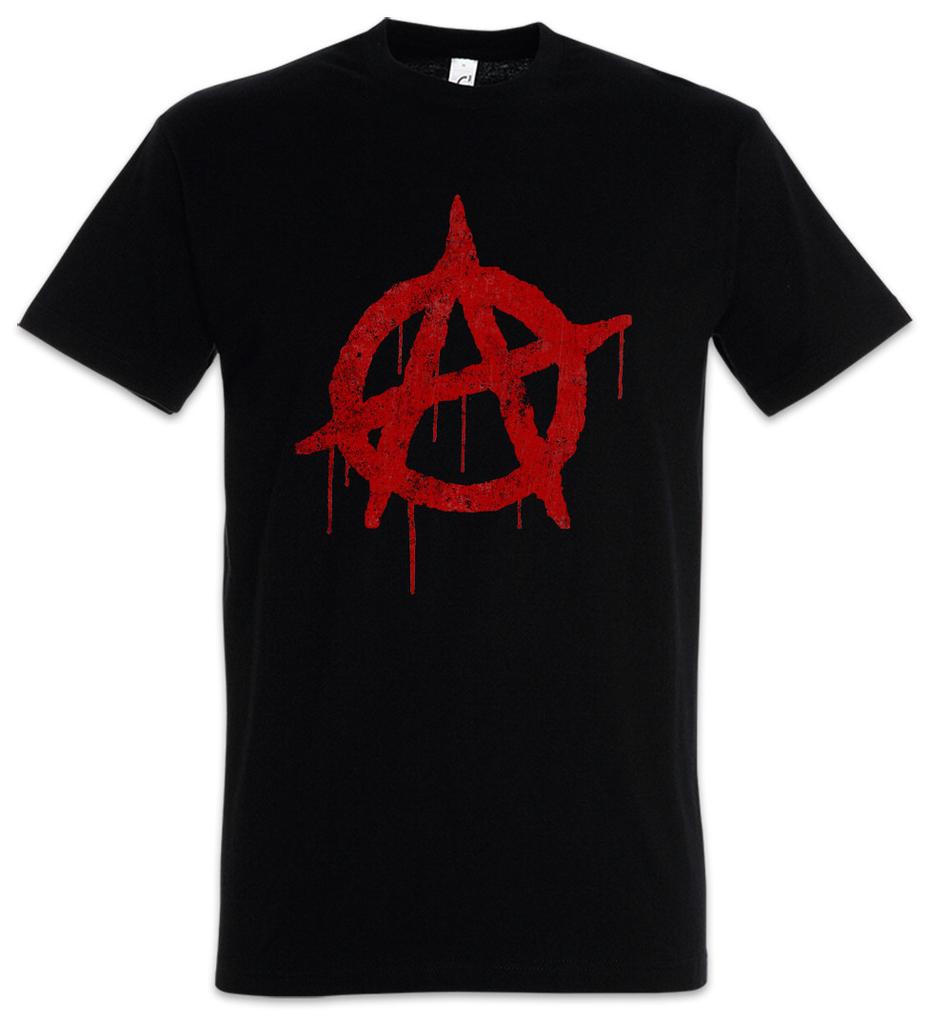 ANARCHY A VINTAGE LOGO T-Shirt Mens Womens Tees Top - Cyber Punk Gothic Rocker APPG Symbol Sign