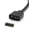 ARGB Controller Cable 5V 3Pin ARGB Controller Adapter ARGB Remote Controller for PC Fan Cooling Fan Light Strips