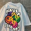 Have A Good Day Money Enthusiasts T Shirt Men High Quality Breathable T Shirt Hip Hop Harajuku Soft Clothes Crewneck Loose Tops