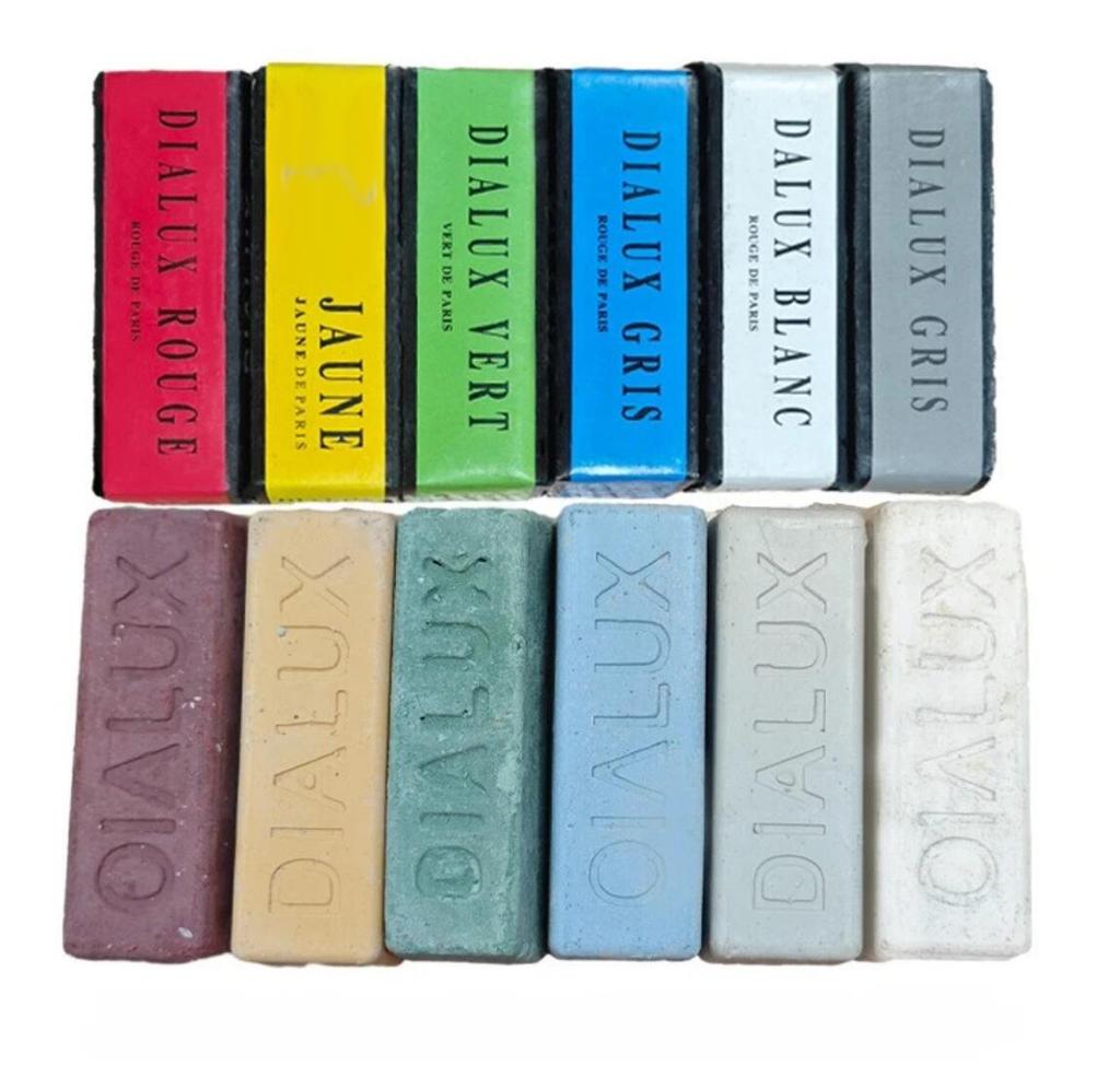 6 Colors Luster Stainless Wax Polishing Block Solid Quality Tool for Silver Copper Gold Jewelry - Quality Craftsmanship
