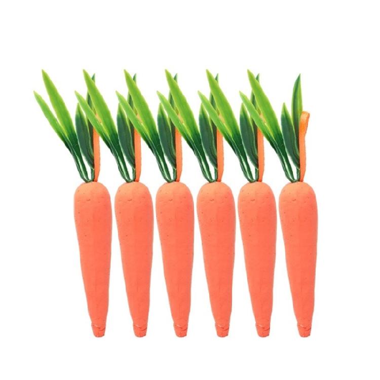 Festival Mini Easter Carrot Hangings Decorations Colorful Artificial Carrots