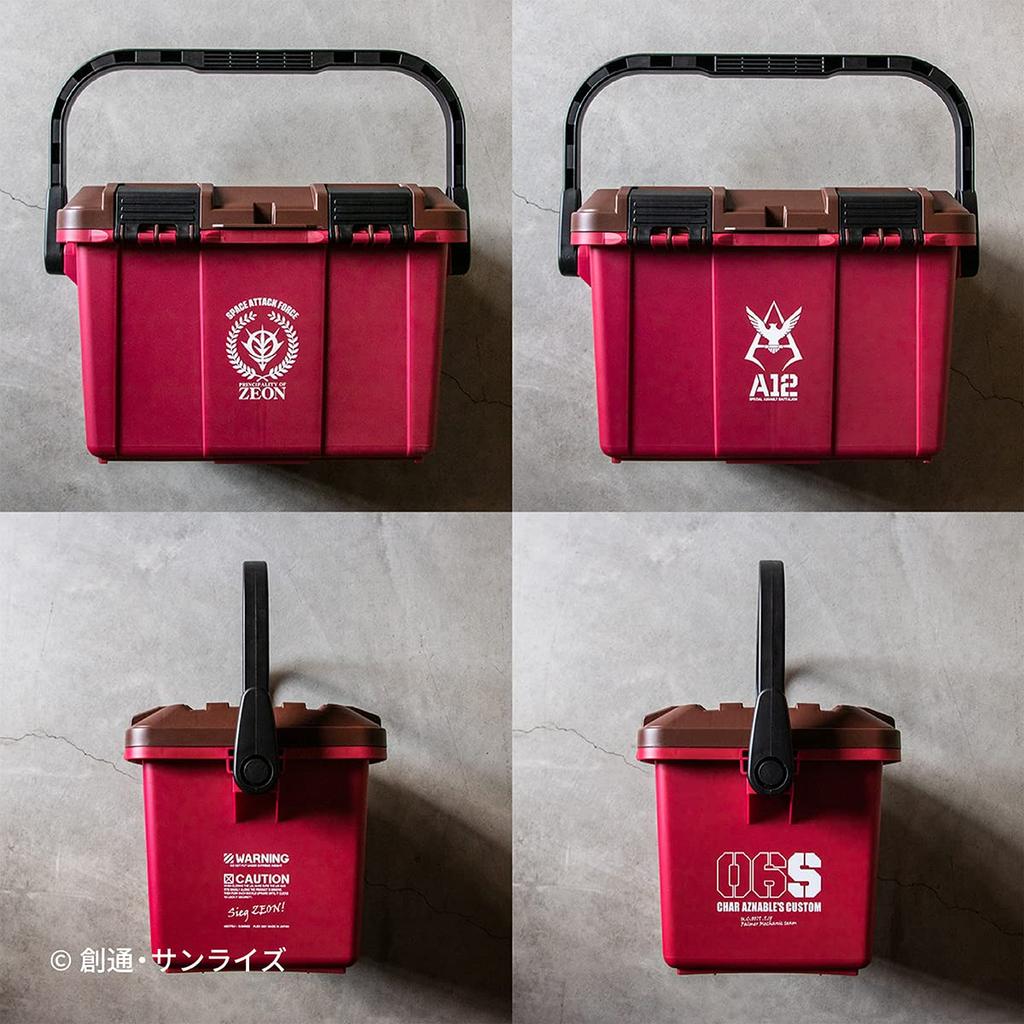 PLEX Mobile Suit Gundam Toolbox 17L Custom Model Char Red Char's