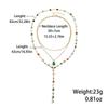 Europäische & Amerikanische Quaste Perlen Schlüsselbein Kristall Halskette - Damen Modeschmuck