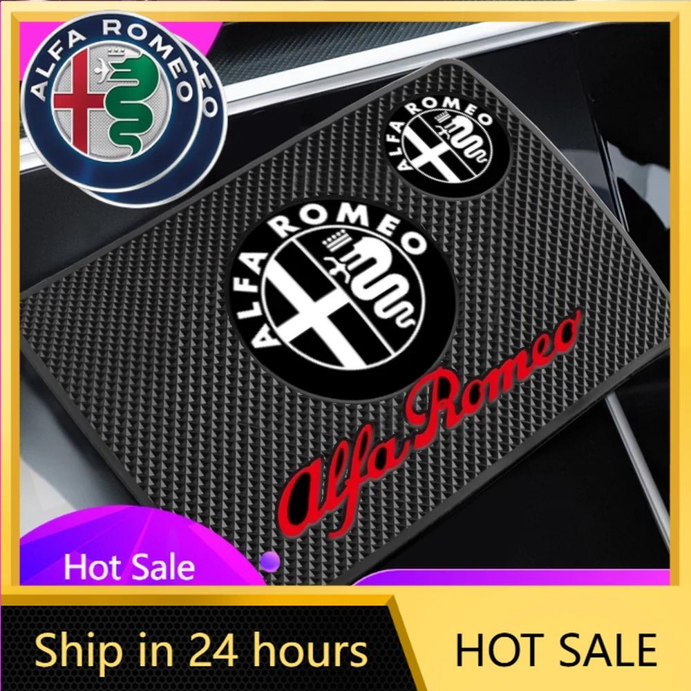 

Car Stickers For Alfa Romeo 20x13cm Car Styling Pad Phone Non-slip Protect Mat for Alfa Romeo 156 159 147 155 Mito Giulia GT Giu