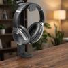 Rotatable Under Desk Earphone Stand Adjustable Headphone Organizers  Headphone Storage